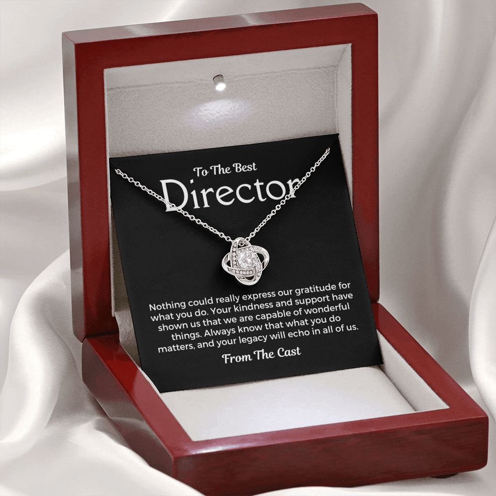 Director Gift From Cast, Pendant Necklace