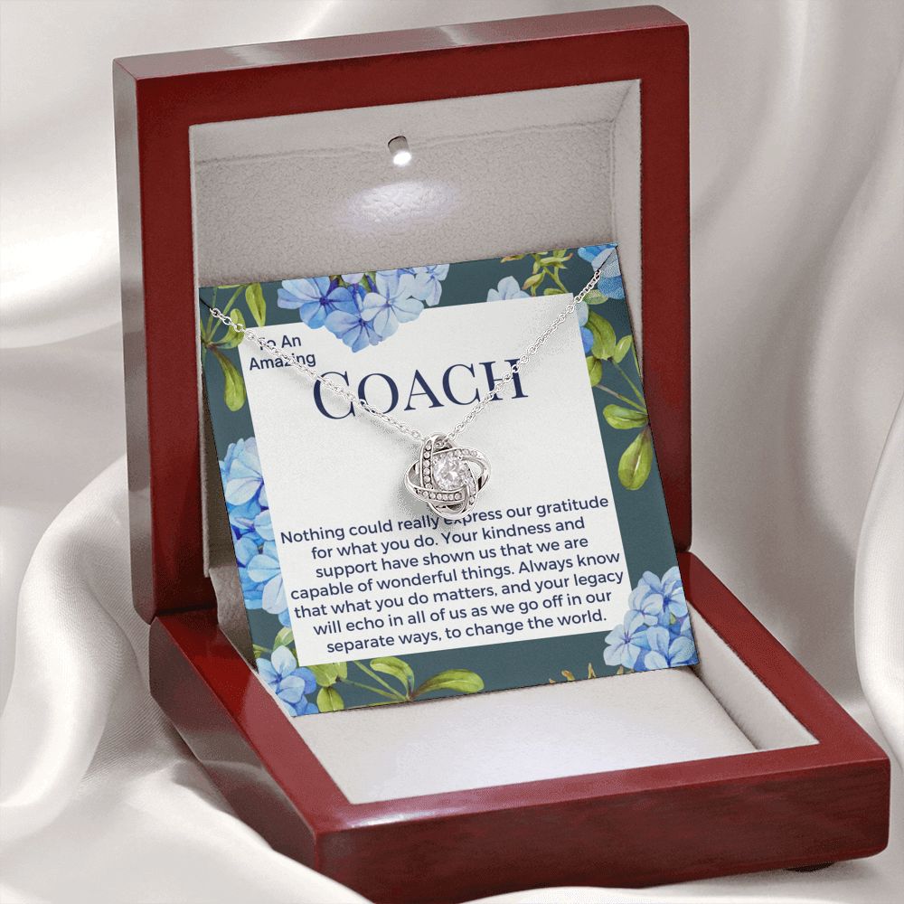 Coach Gift From Team, Pendant Necklace