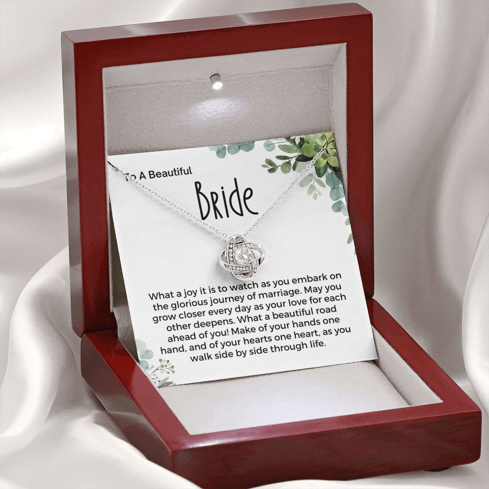 To A Beautiful Bride, Love Knot
