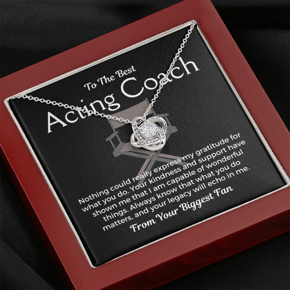 Acting Coach Gift, Pendant Necklace
