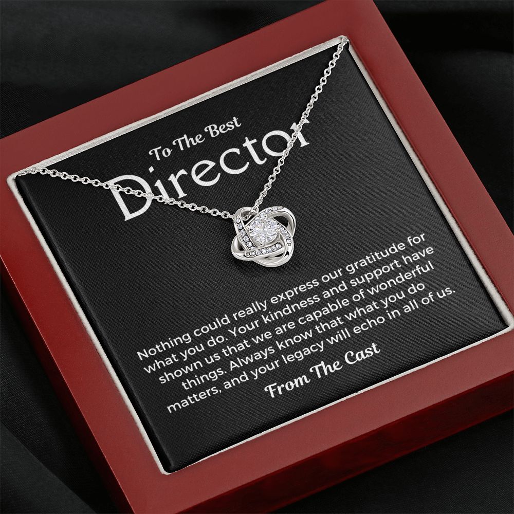 Director Gift From Cast, Pendant Necklace