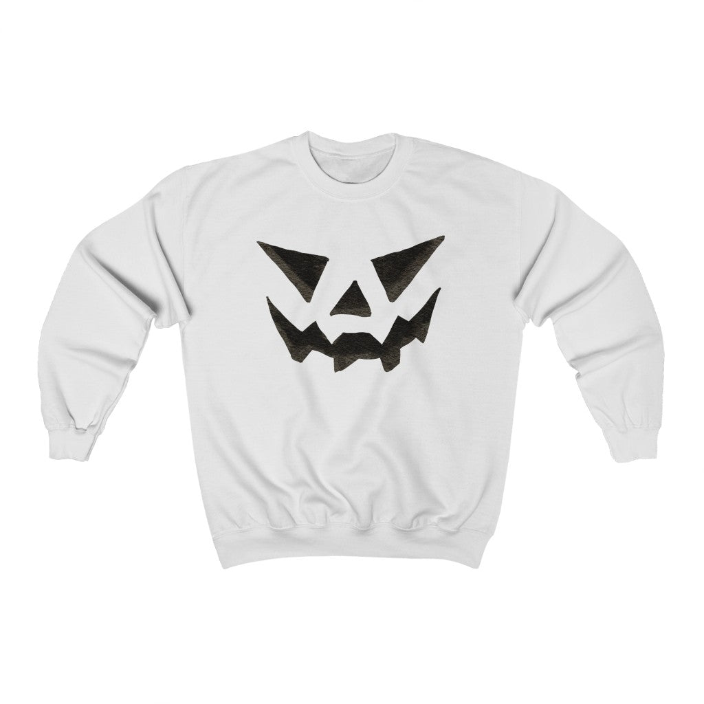 Jack O Lantern Face Halloween Sweatshirt