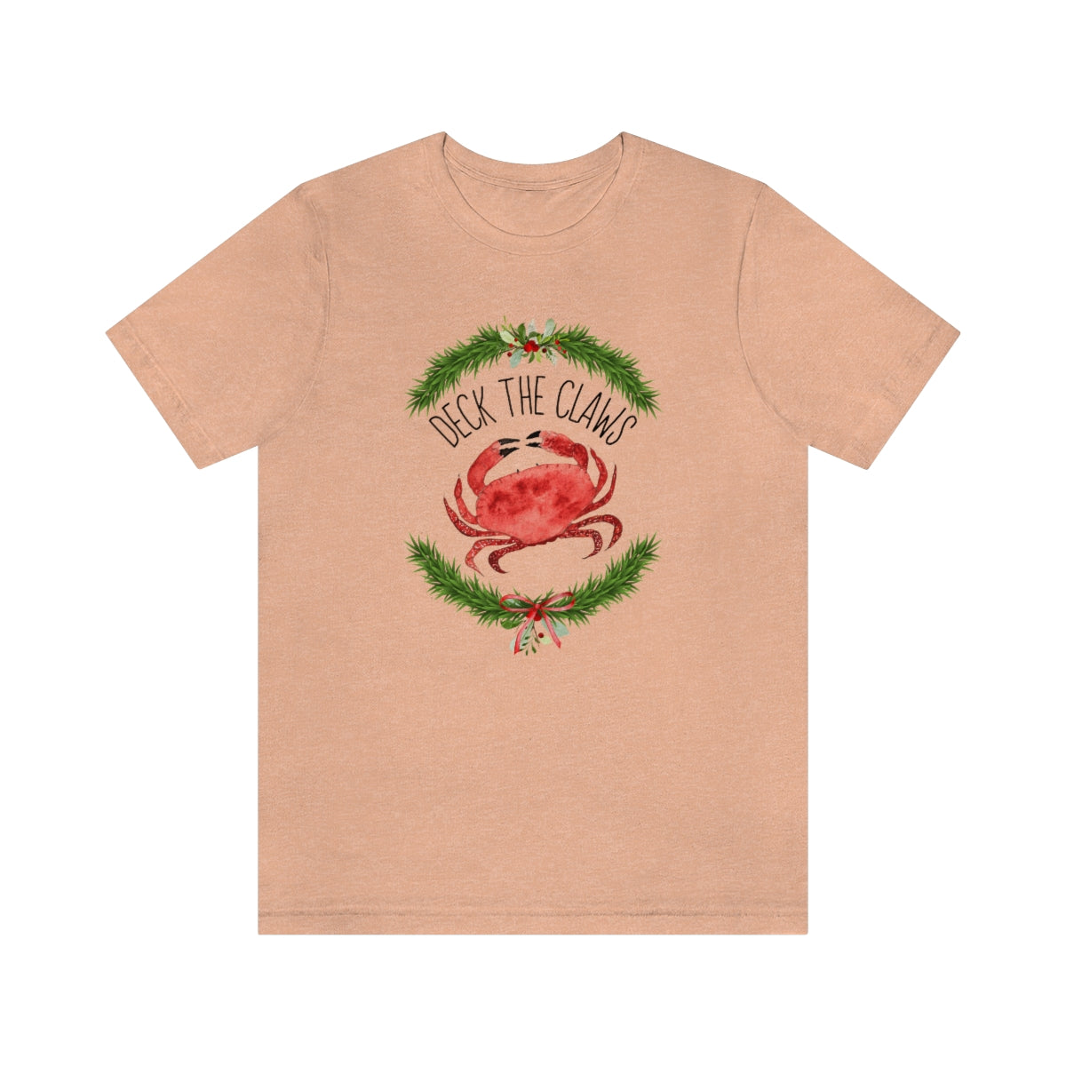 Deck The Claws Holiday Crab Shirt