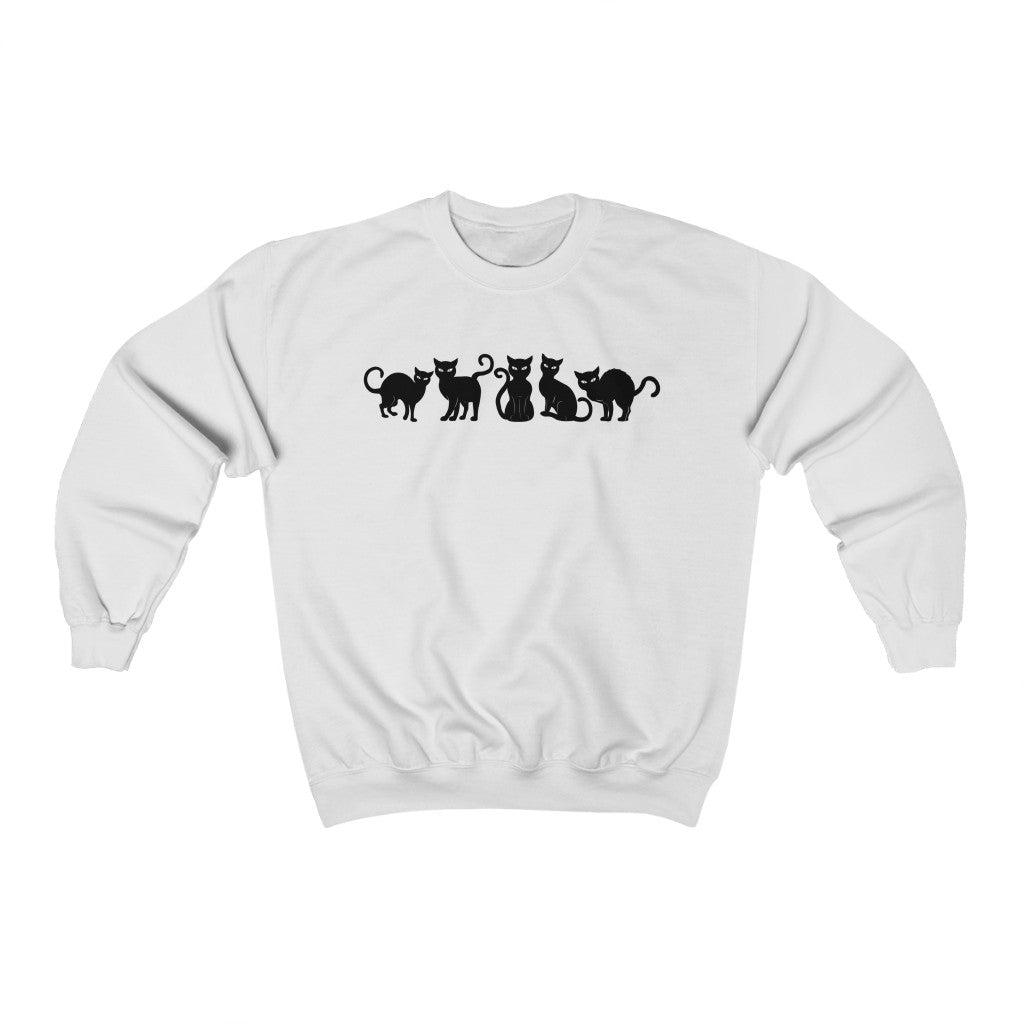 Black Cat Aesthetic Crewneck Sweatshirt
