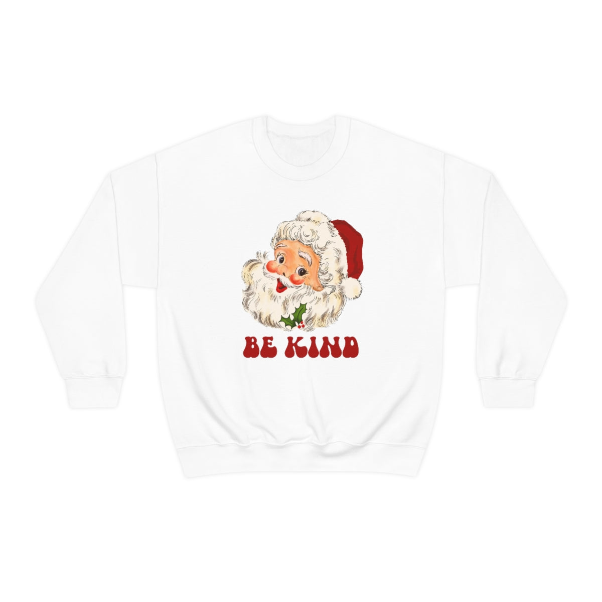 Be Kind Santa Retro Christmas Sweatshirt