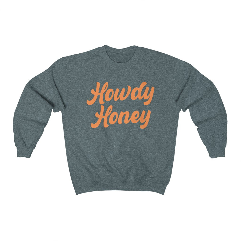 Howdy Honey Retro Crewneck Sweatshirt