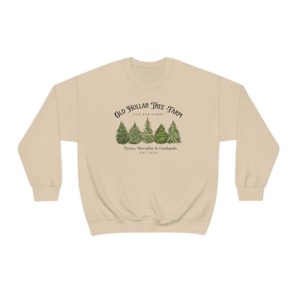 Farm Fresh Trees Crewneck Sweatshirt