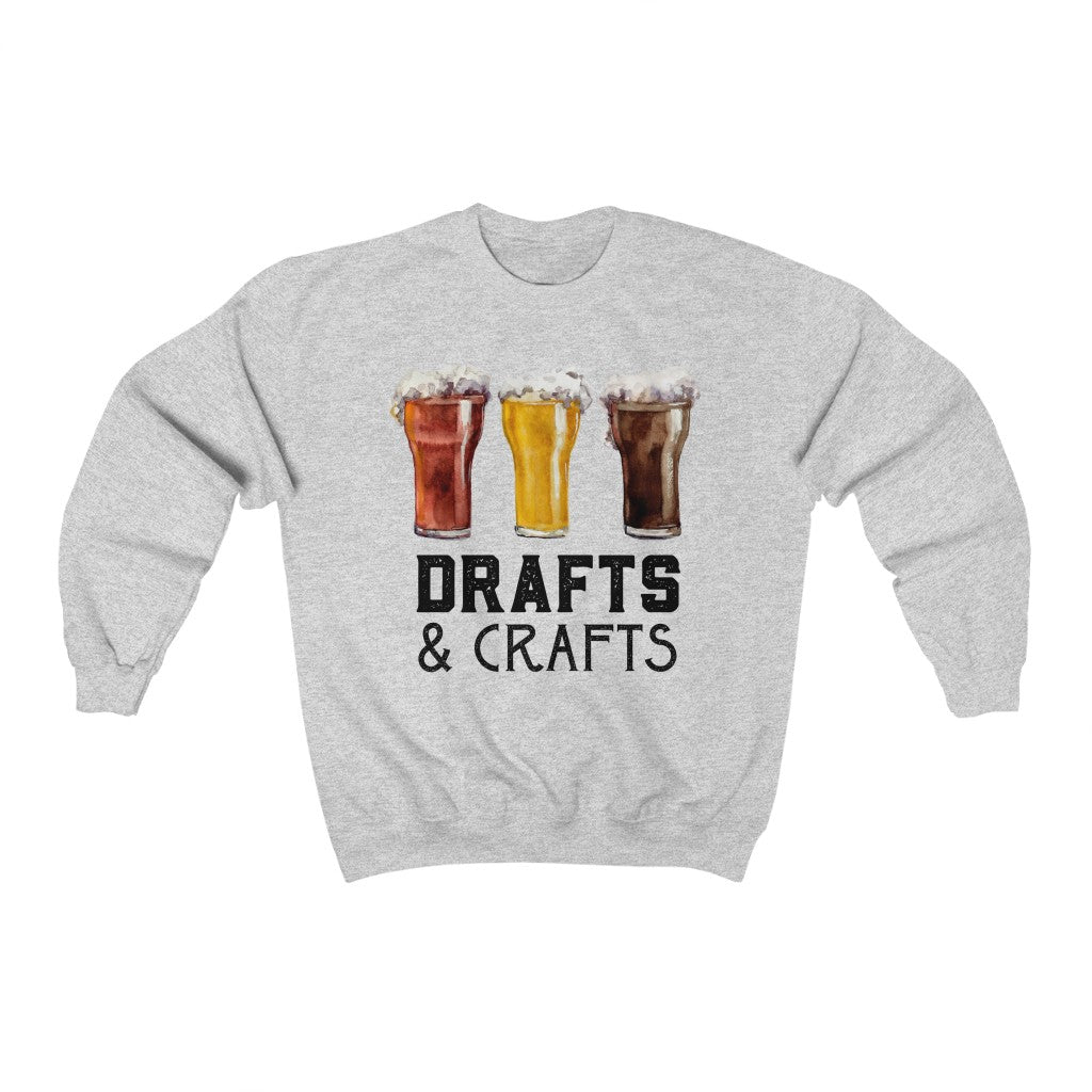 Drafts & Crafts Beer Sweatshirt, Oktoberfest Gift
