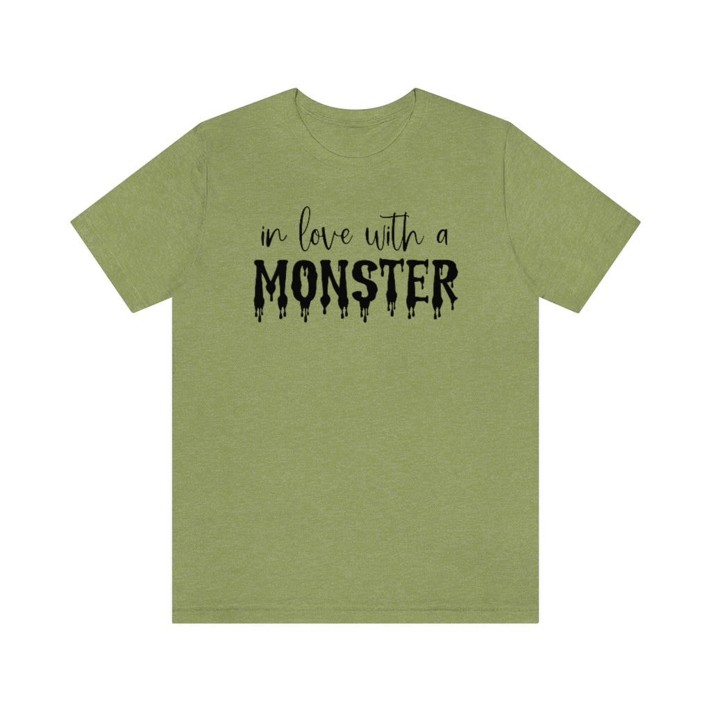In Love With A Monster, Unisex Tee